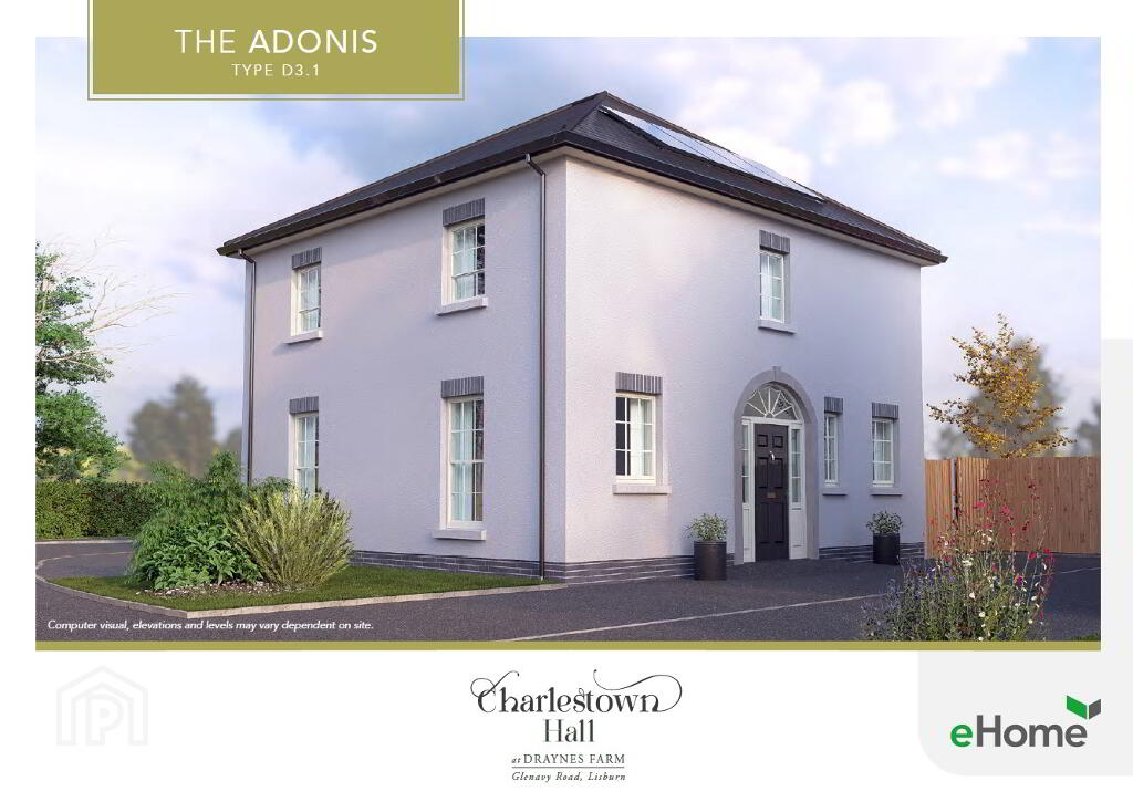 The Adonis, Charlestown Hall - Lagan Homes, Draynes Farm, Glenavy Road, Lisburn, BT28 2WQ