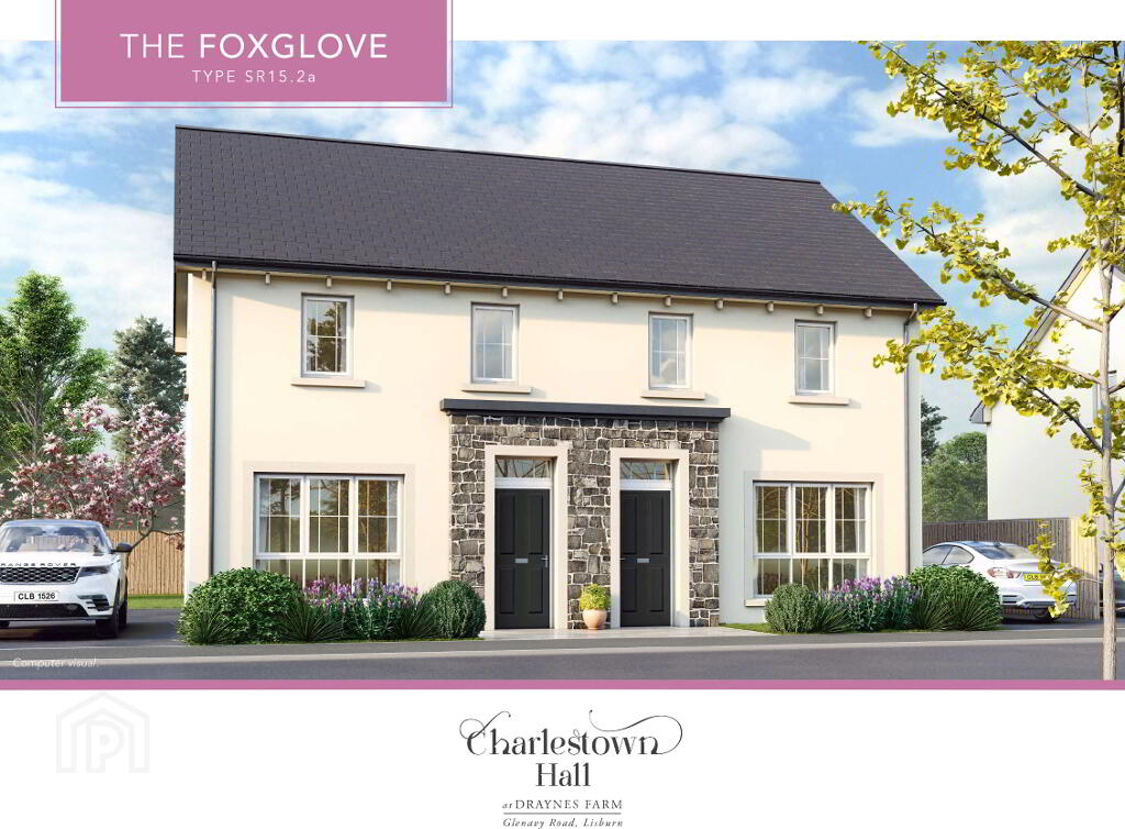 The Foxglove, Charlestown Hall - Lagan Homes, Draynes Farm, Glenavy Ro...Lisburn, BT28 2WQ